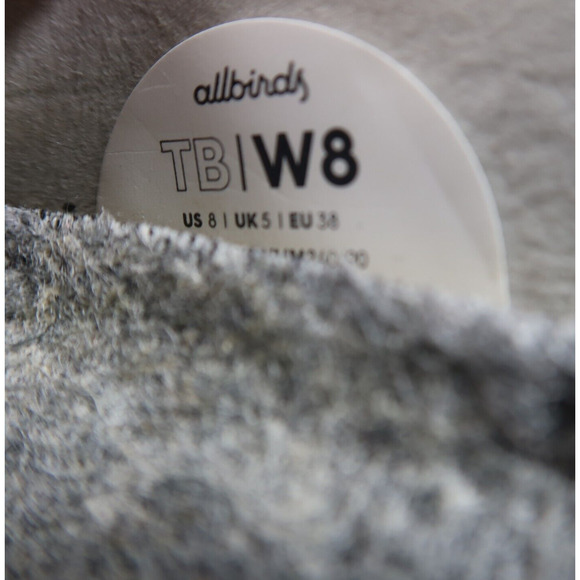 Allbirds Shoes Womens 8 Ballet Flats Tree Breezer Slip On Casual Breathable Grey - Picture 12 of 14